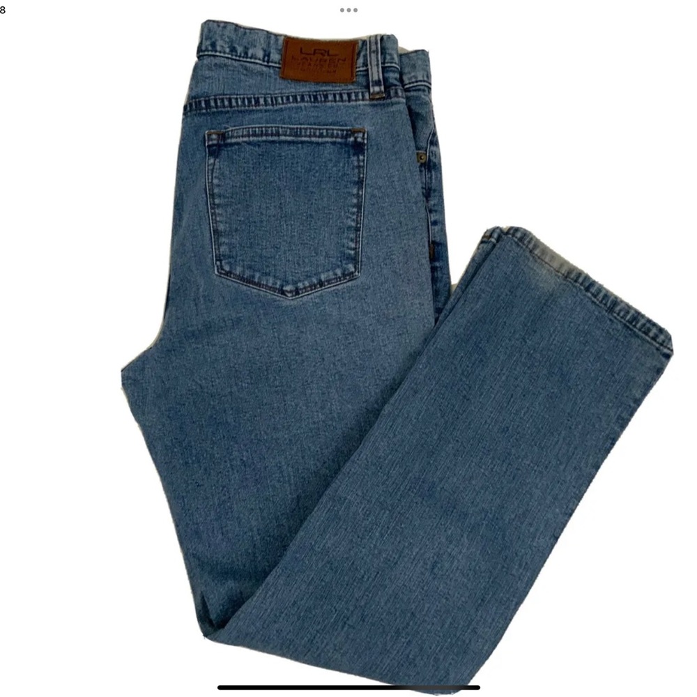 LRL Lauren Ralph Lauren Straight Leg Jeans 
Size 10
Medium Wash
Mid Rise